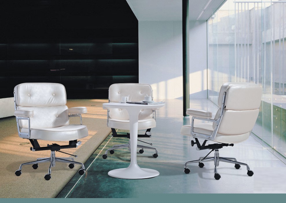 實木五金辦公班椅B035